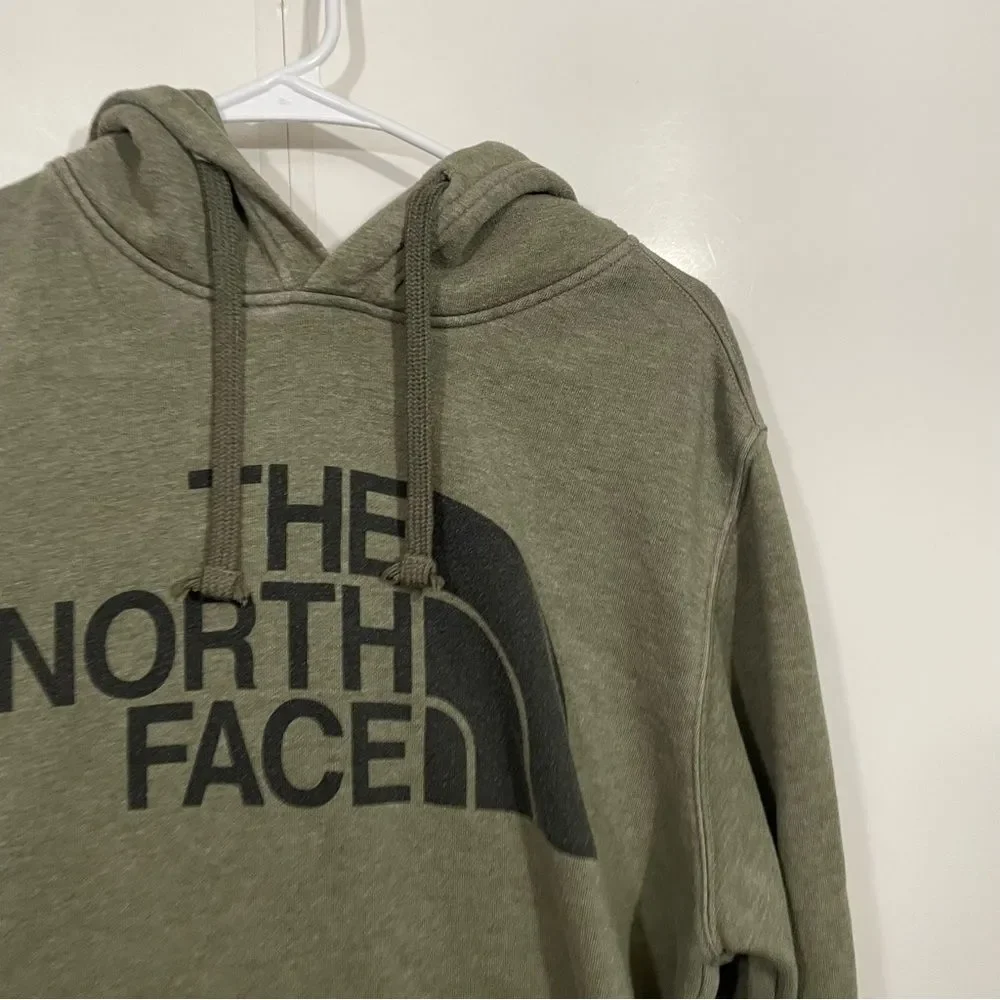 The North Face Olive Green Pullover Hoodie Sweatshirt